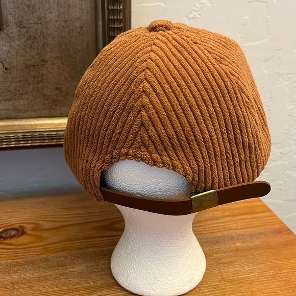 TREASURE & BOND Corduroy Baseball Cap - Brown - OS - Picture 4 of 8